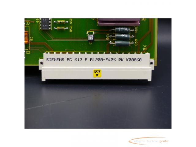 Siemens PC 612 F B1200 - F405 RK K00868 Board - 2
