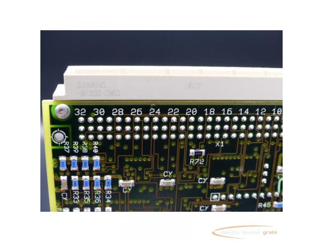 Siemens D 31 B1200 - C960 L6031 Board - 2