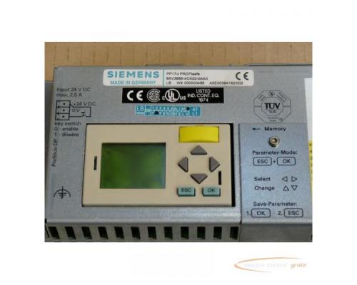 Siemens 6AV3688-4CX02-0AA0 SN: LBC7000100024 PP17-I PROFI safe E-Stand 4 - Bild 3
