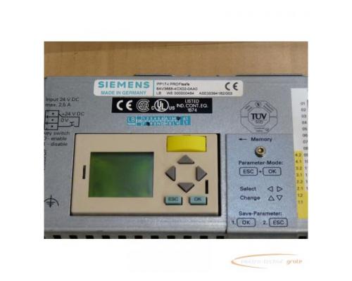 Siemens 6AV3688-4CX02-0AA0 SN: LBC7000100038 PP17-I PROFI safe E-Stand 4 - Bild 3