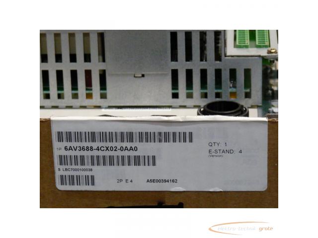 Siemens 6AV3688-4CX02-0AA0 SN: LBC7000100038 PP17-I PROFI safe E-Stand 4 - 4