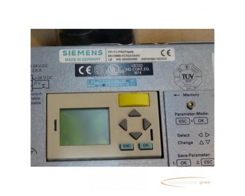 Siemens 6AV3688-4CX02-0AA0 SN:LBC7000100003 PP17-I PROFI safe E-Stand 4 - Bild 3