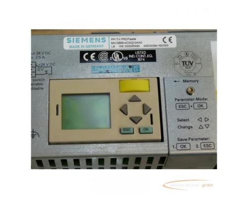 Siemens 6AV3688-4CX02-0AA0 SN:LBC7000100020 PP17-I PROFI safe E-Stand 4 - Bild 3