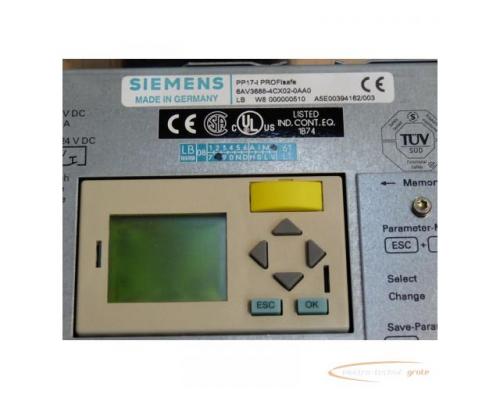 Siemens 6AV3688-4CX02-0AA0 SN:LBC7000100022 PP17-I PROFI safe E-Stand 4 - Bild 3
