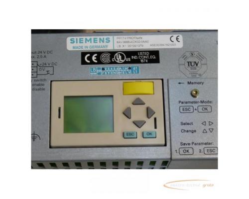 Siemens 6AV3688-4CX02-0AA0 SN:LBC7000100028 PP17-I PROFI safe E-Stand 4 - Bild 3