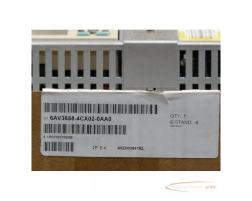 Siemens 6AV3688-4CX02-0AA0 SN:LBC7000100028 PP17-I PROFI safe E-Stand 4 - Bild 4