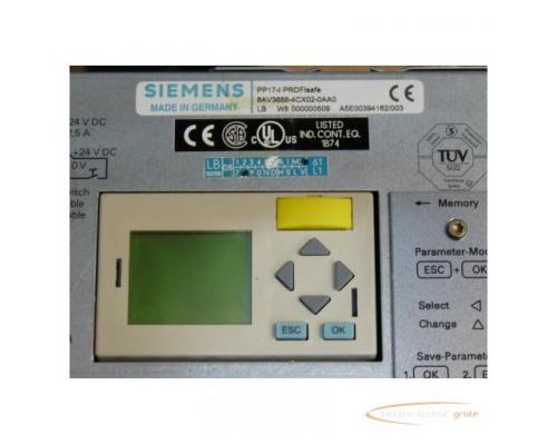 Siemens 6AV3688-4CX02-0AA0 SN:LBC7000100032 PP17-I PROFI safe E-Stand 4 - Bild 3