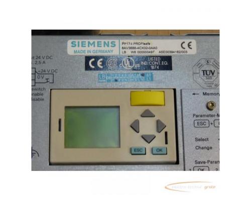 Siemens 6AV3688-4CX02-0AA0 SN:LBC7000100030 PP17-I PROFI safe E-Stand 4 - Bild 3
