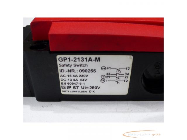 Euchner GP1-2131A-M Sicherheitsschalter Id.Nr.: 090255 - 2