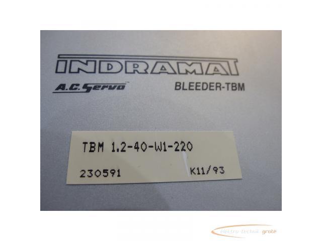 Indramat TBM 1.2-40-W1-220 A.C. Servo Bleeder-TBM - 4