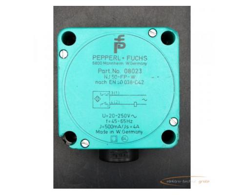 Pepperl + Fuchs NJ50-FP-W Induktiver Sensor 08023