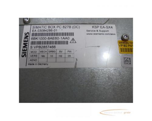 Siemens 6BK1000-8AE60-1AA0 SN:VPB2857466 Box PC 827B (DC) , ohne Festplatte - Bild 5