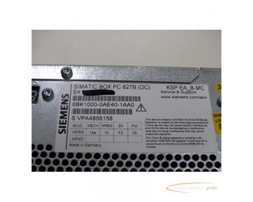 Siemens 6BK1000-0AE40-1AA0 Box PC 627B (DC) SN:VPA4856158 , ohne Festplatte - Bild 5