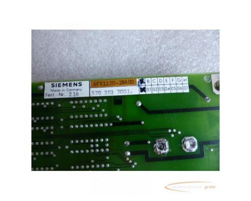 Siemens 6FX1120-1BA00 Karte E Stand A - Bild 3