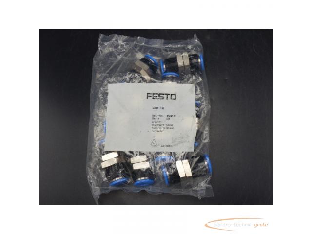 Festo QSS-12 Schott-Steckverbindung 153161 VPE10 St> ungebraucht! - 1