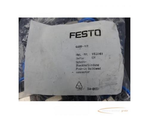Festo QSS-12 Schott-Steckverbindung 153161 VPE10 St> ungebraucht! - Bild 2