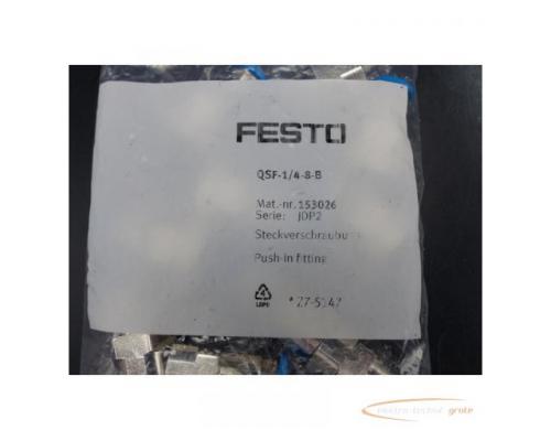 Festo QSF-1/4-8-B Steckverschraubung 153026 VPE 10 St > ungebraucht! - Bild 2