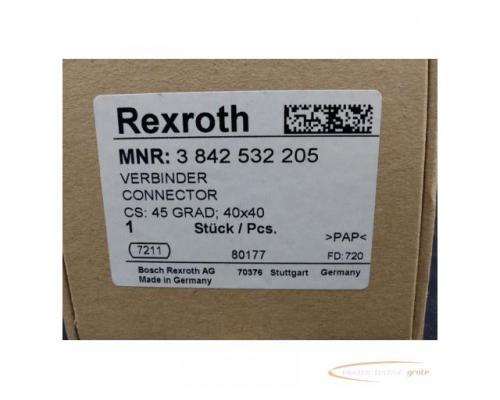 Rexroth Verbinder MNR: 3 842 532 205 CS: 45 Grad, 40x40 > ungebraucht! - Bild 3