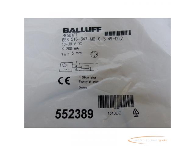 Baluff BES01FT BES 516-347-M0-C-S 49-00,2 552389 Induktiver Standardsensor >ungebraucht - 2