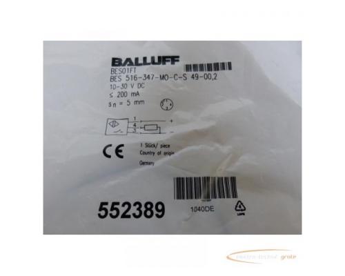 Baluff BES01FT BES 516-347-M0-C-S 49-00,2 552389 Induktiver Standardsensor >ungebraucht - Bild 2