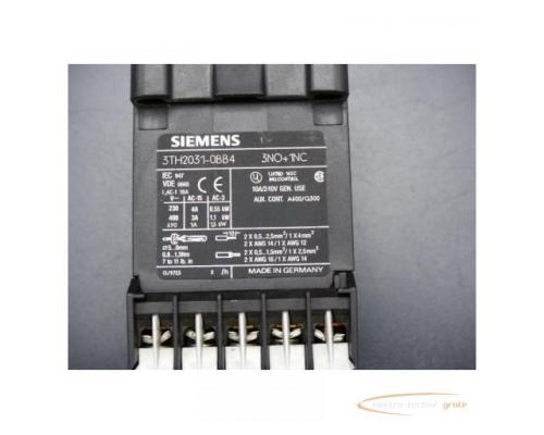 Siemens 3TH2031-0BB4 Hilfsschütz + 3TZ4490-0E Gleichrichter - Bild 2