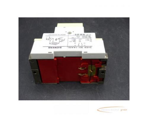 Siemens 3VE3000-2LA00 Leistungsschalter 6,3-10A + 3VE9301-1AA00 Hilfsstromschalter - Bild 4