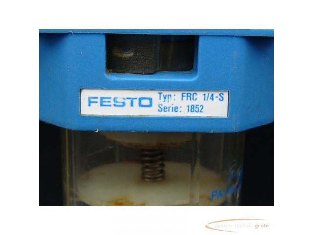 Festo FRC-1/4-S Filter-Regelventil ohne Manometer Serie: 1852 - 4