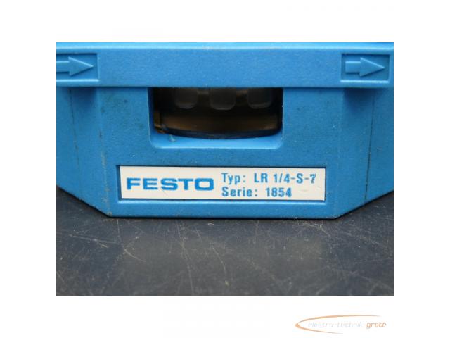 Festo LR-1/4-S-7 Druck-Regelventil ohne Manometer Serie: 1854 - 4