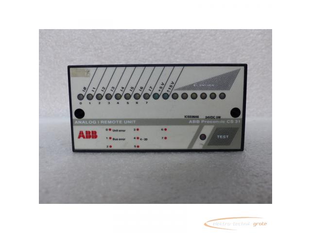 ABB Procontic CS 31 ICSE08A6 Analog I Remote Unit 24VDC - 3