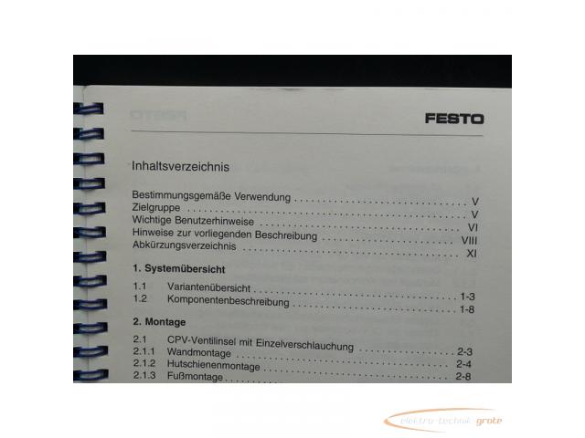 Festo Handbuch für CP-Ventilinsel (Ausgabe: 9811d) - 2