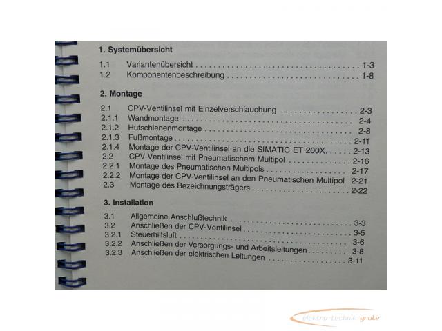 Festo Handbuch für CP-Ventilinsel (Ausgabe: 9811d) - 3