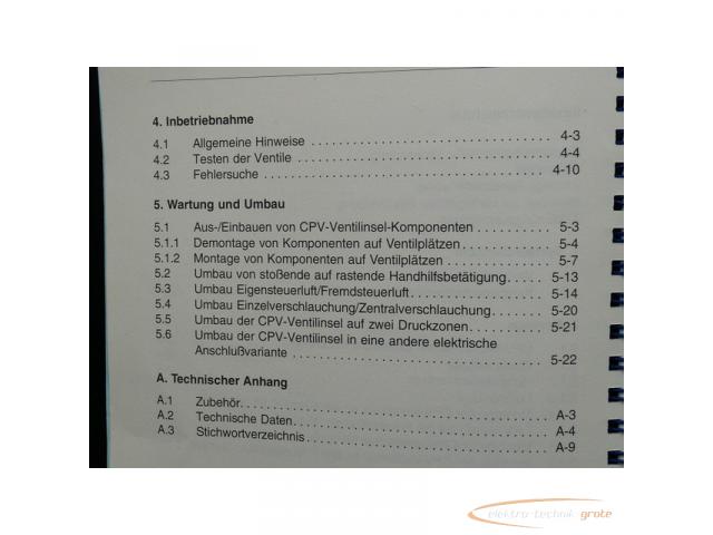Festo Handbuch für CP-Ventilinsel (Ausgabe: 9811d) - 4