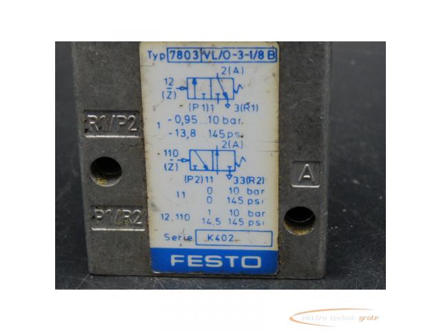 Festo VL/O-3-1/8-B Pneumatik-Ventil 7803 - 3