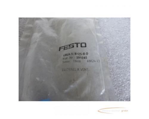 Festo GRLA-1/8-QS-8-D RM24-13 Drossel-Rückschlagventil >ungebraucht! - Bild 2