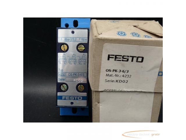 Festo OS-PK-3-6/3 ODER-Block 4232 > ungebraucht! - 3