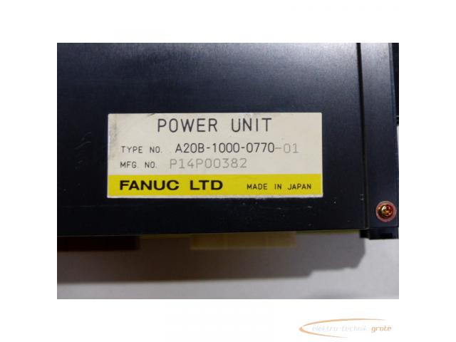 Fanuc A20B-1000-0770-01 Power Unit - 4