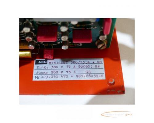 AEG Minisemi 380/15.4 + GO 029.050 472 Frequenzumrichter SN 98766039-N - Bild 4