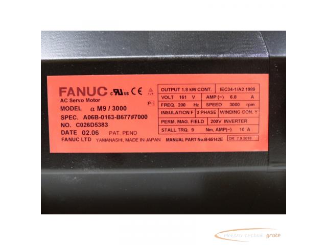 Fanuc A06B-0163-B677#7000 AC Servo Motor > mit 12 Monaten Gewährleistung! - 4