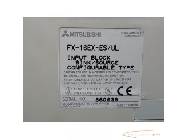 Mitsubishi FX-16EX-ES/UL Typ E SPS Erweiterungsmodul - 4