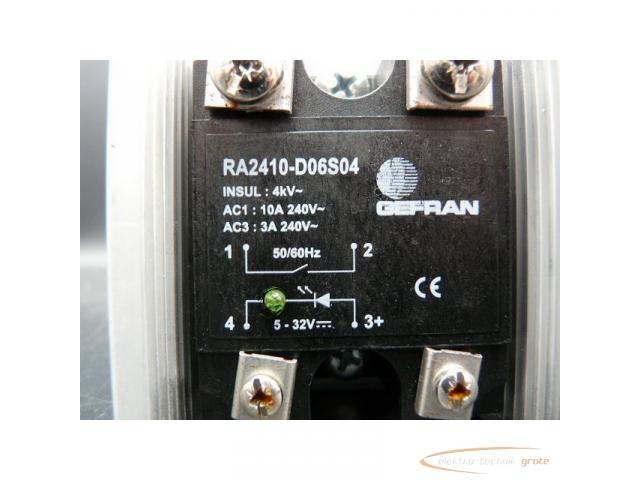 Gefran Tyristor RA2410-D06S04 mit Kühlkörper 240V / 10A - 5