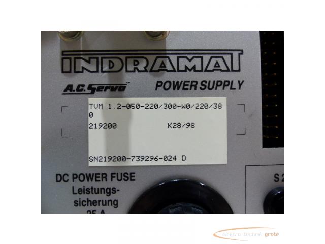 Indramat TVM 1.2-050-220/300-W0/220/38 Power Supply - 4
