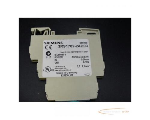 Siemens 3RS1702-2AD00 Schnittstellenwandler - Bild 2