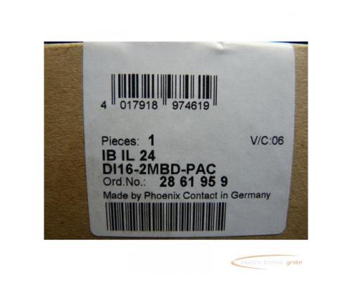 Phoenix Contact IB IL 24 DI16-2MBD-PAC - 2861959 > ungebraucht! - Bild 3