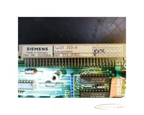 Siemens 03315-A Karte 548 251.9001 - Bild 3