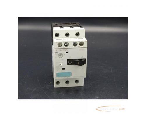 Siemens 3RV1011-0GA10 Leistungsschalter 8,2A mit 3RV1901-1E Hilfsschalter - Bild 1