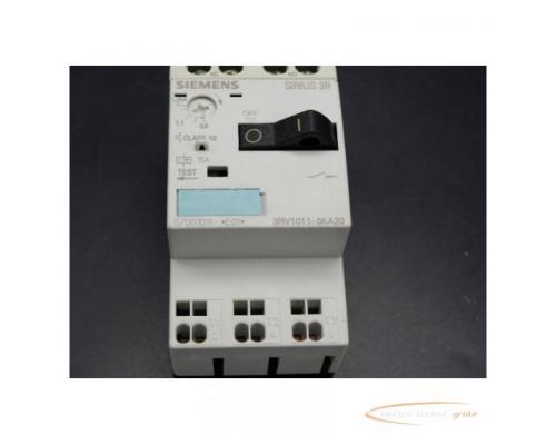 Siemens 3RV1011-0KA20 Leistungsschalter 15A + 3RV1901-1E Hilfsschalter - Bild 2