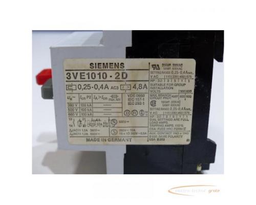 Siemens 3VE1010-2D Leistungsschalter für den Motorschutz - Bild 4