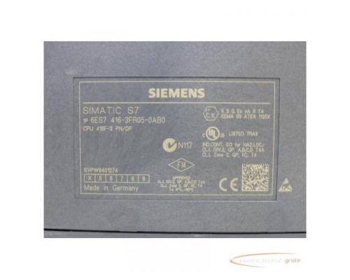 Siemens 6ES7416-3FR05-0AB0 S7-400, CPU 416F-3 PN/DP > neuwertig + getestet! - Bild 5