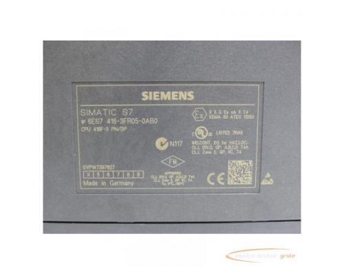 Siemens 6ES7416-3FR05-0AB0 S7-400, CPU 416F-3 PN/DP > neuwertig + getestet! - Bild 6