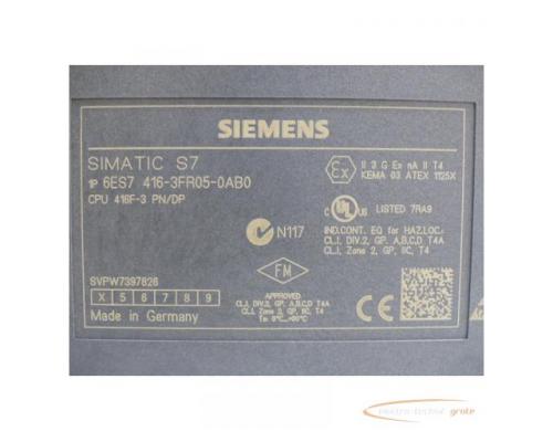 Siemens 6ES7416-3FR05-0AB0 S7-400, CPU 416F-3 PN/DP > neuwertig + getestet! - Bild 6